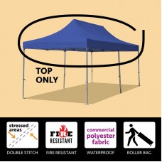 Party Tents Direct 10x20 50mm Speedy Pop Up Instant Canopy Event Tent Top ONLY, Black   